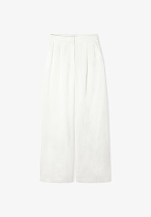 Ipekyol, IPEKYOL PANTS WIDE-LEG PANTS WITH WRINKLE EFFECT - Broek - cream