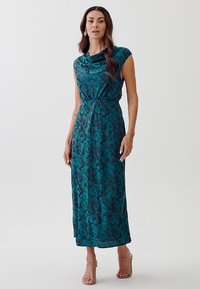 TUSSAH SANTINA  - Maksi suknelė - emerald jacquard
