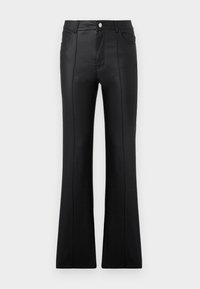 ONLGOSH SLIT PANT - Džinsi ar paplatinātiem galiem - black