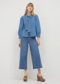 Calliope Jeans a zampa - blu denim medio