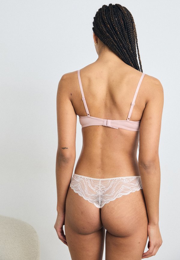 BRAZILIAN SENSUAL STRETCH LACE - Thong - prairie peach2