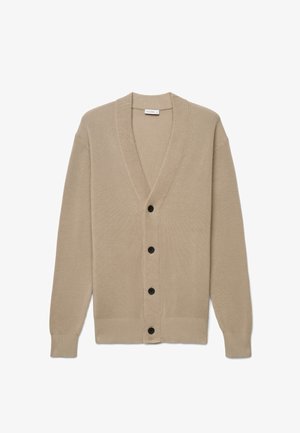 Calliope, MAGLIA TINTA UNITA - Gilet - beige scuro