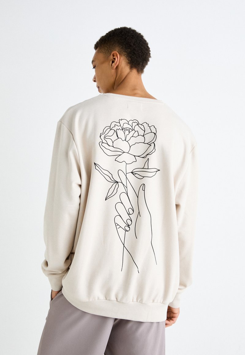Jack & Jones JJMYSTIC CREW NECK - Mikina - moonbeam