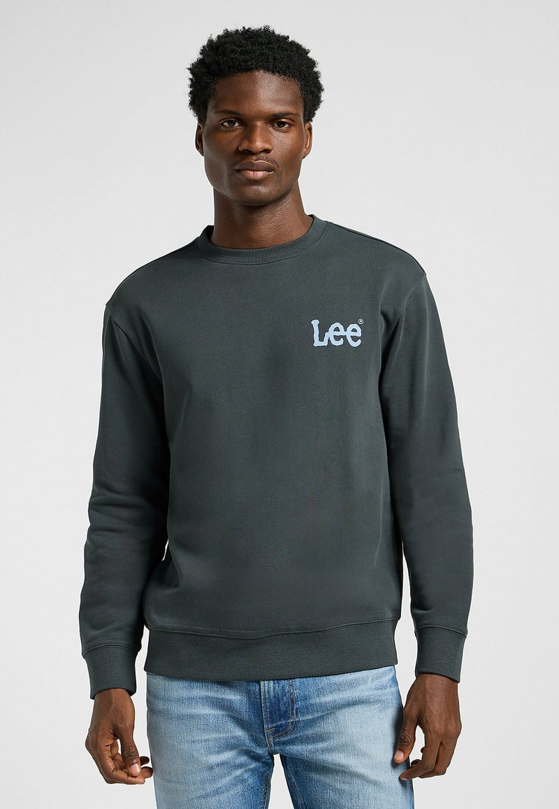 Lee Hombre Sudadera Lee Patch Crew Para Hombre Algodón 100