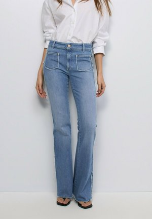 Salsa Jeans, SALSA JEANS JEANS DESTINY PUSH UP FLARE - Jean bootcut - bleu