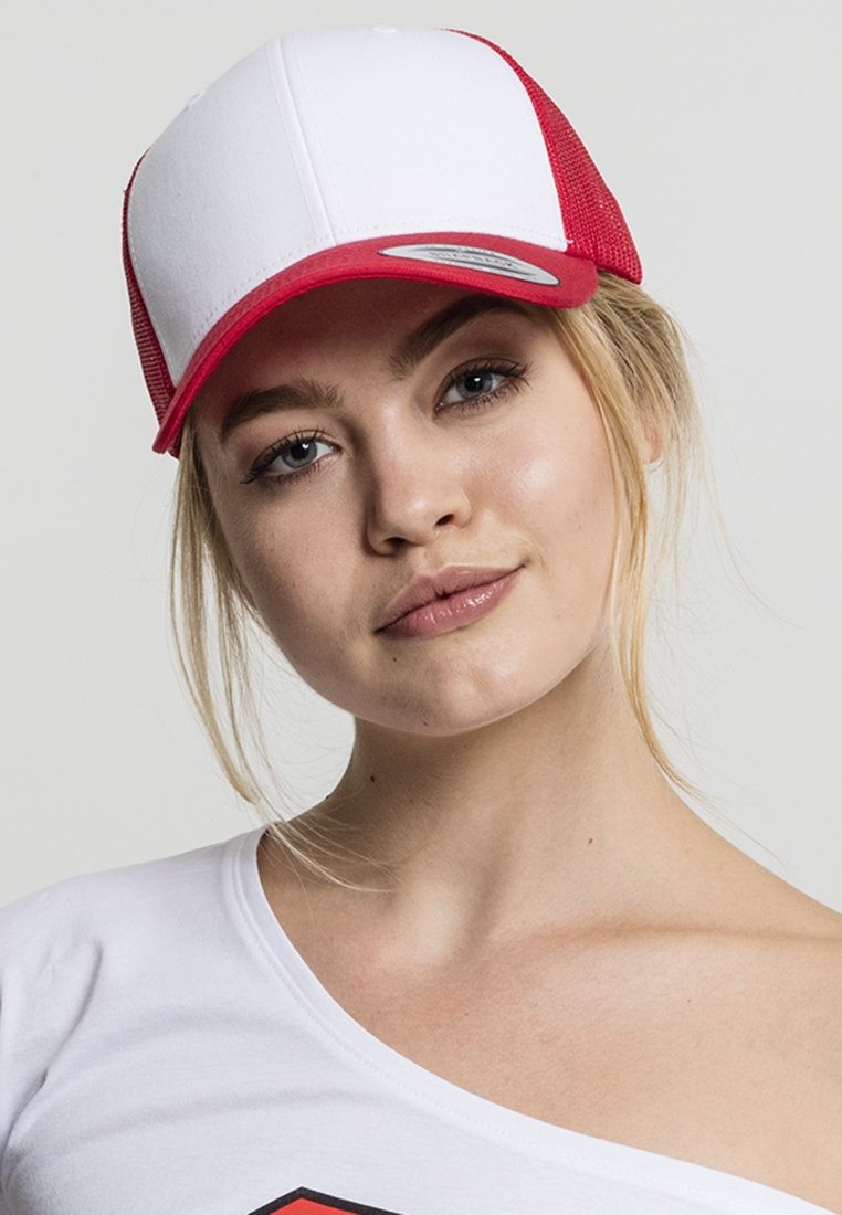 Flexfit Caps - red and white