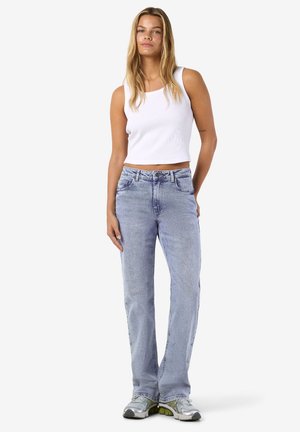 Noisy May NMMONICA  - Traperice opuštenog kroja - light blue denim