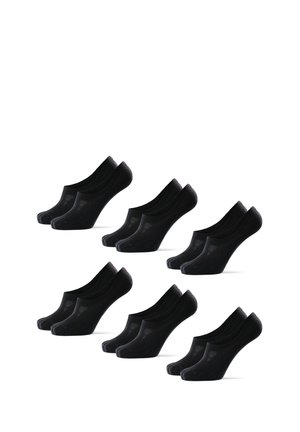 BAMBOO 6 PACK - Socquettes - black
