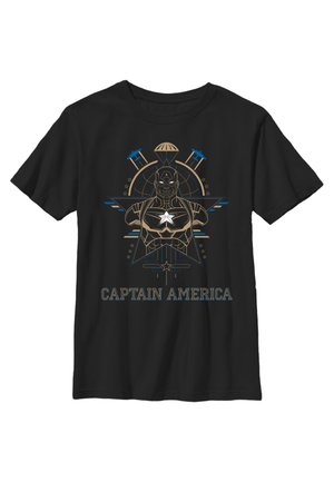 Marvel MARVEL TECH CAP - T-shirt z nadrukiem