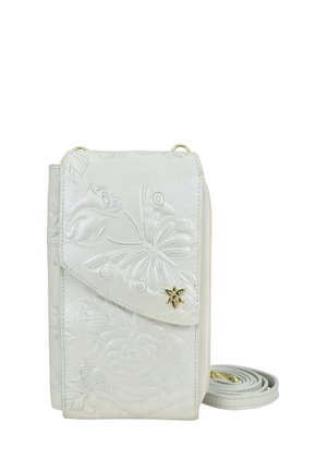 Telefoonhoesje - tooled rose peal white