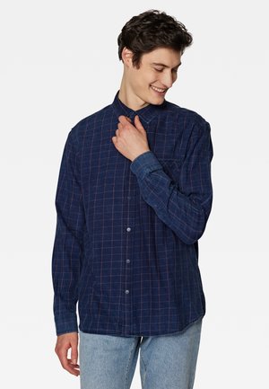 REGULAR CHECK - Shirt - indigo check