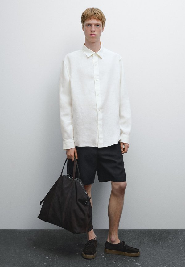 REGULAR FIT WITH WIDE LAPELS  - Shirt - sand3