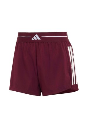 adidas Performance, HYPERGLAM 3-STRIPES WOVEN SHORTS - Korte sportsbukser - maroon