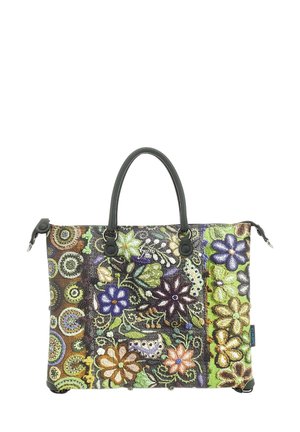 PLUS BASIC TRASFORMABILE HOBO SHOPPER - Shopping bag - green