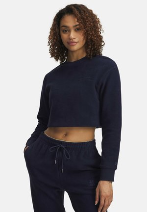 ICON TERRY VARSITY - Sweater - midnight navy