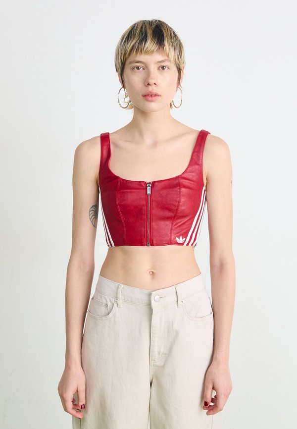 ADILENIUM SEASONAL 3 VINTAGE FAUX LONG-SLEEVE - Top - better scarlet