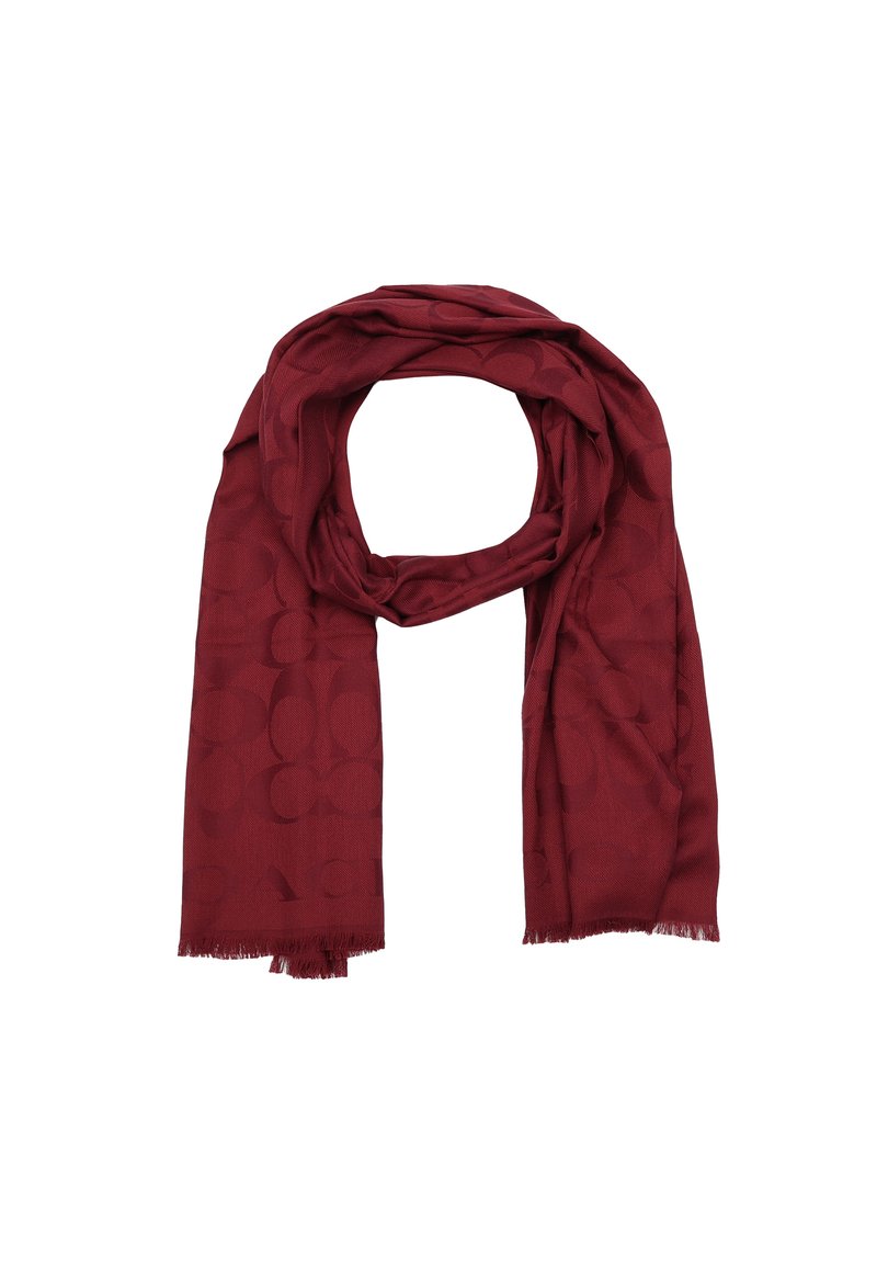 COACH SIGNATURE BORDER STOLE - Sjal / Tørklæder - medium red