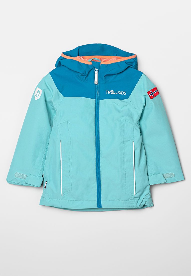 Trollkids Outdoorjas turquoise
