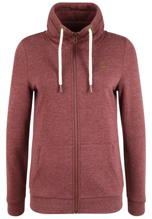 OXVICKY - Zip-up sweatshirt - wine r mel