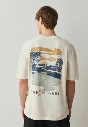 Next, REGULAR FIT - SPORTS GRAPHIC LICENCE T-SHIRT . - Print T-shirt - cream golf