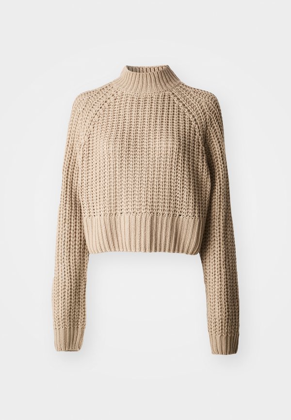 NMTESSA HIGH NECK - Jumper - silver mink2