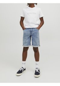 Jack & Jones Junior JJIRICK JJIORIGINAL JNR - Farkkushortsit - blue denim