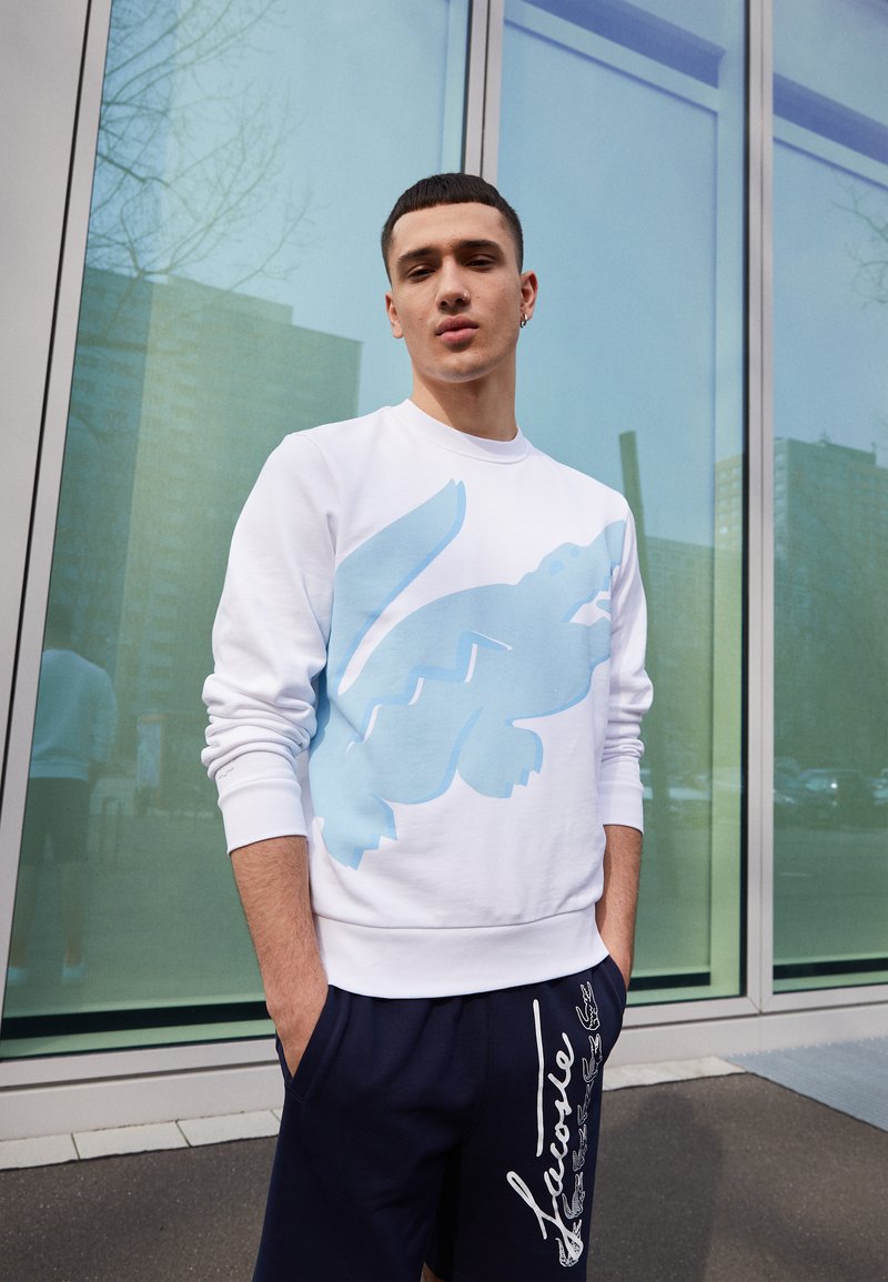 Herren Kapuzenpullover | Lacoste Sweatshirt white/weiß - HX64710 Herren Kapuzenpullover | Lacoste Sweatshirt white/weiß - HX64710