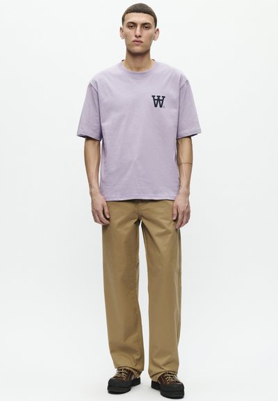 WOOD WOOD WWLIAM AACHEST 25220 - T-shirt con stampa - minimal gray