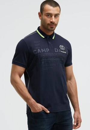 KURZARM MIT TONIGEM ARTWORK - Polo shirt - blue navy