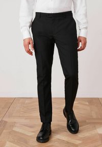 Next Stoffhose - metallic black