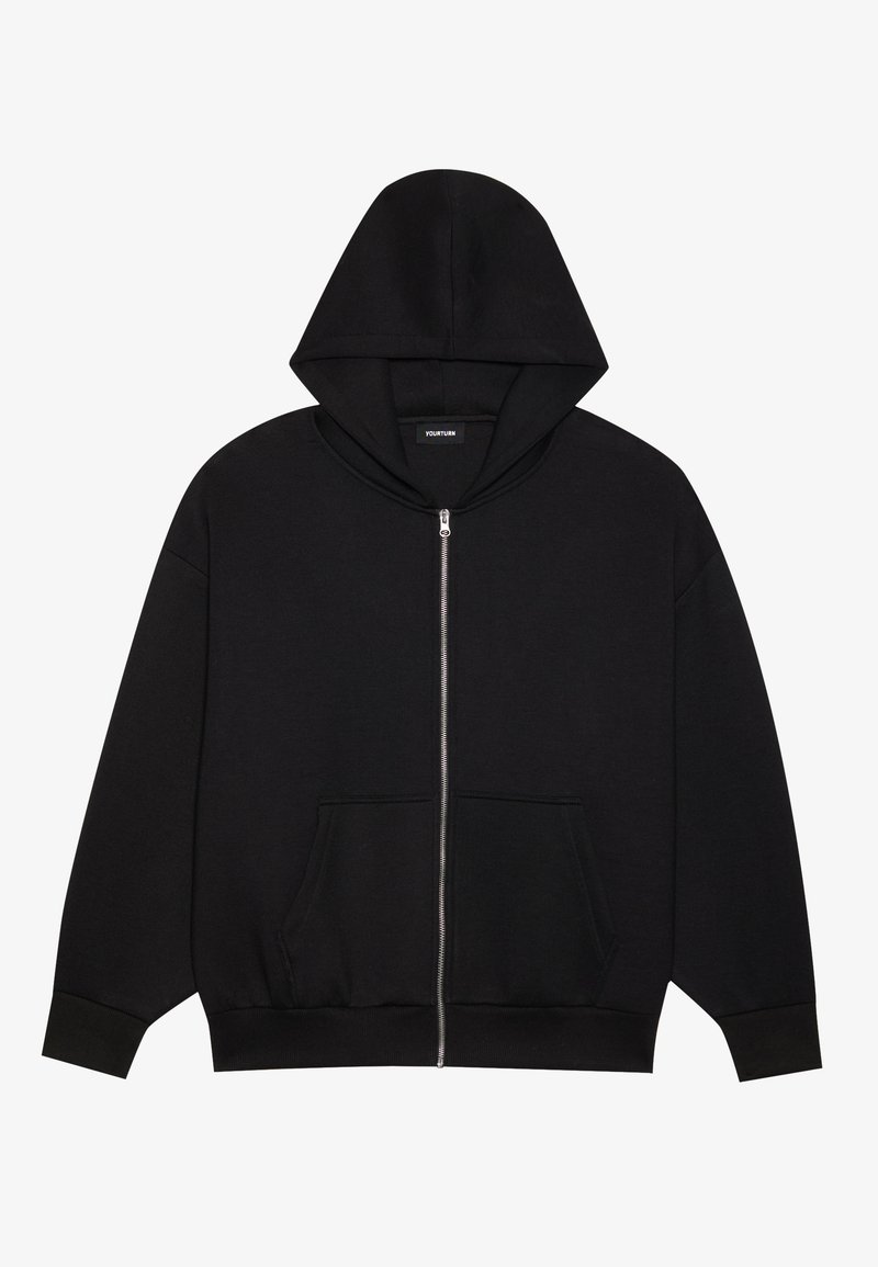 YOURTURN Sweater met rits zwart YOURTURN Sweater met rits zwart