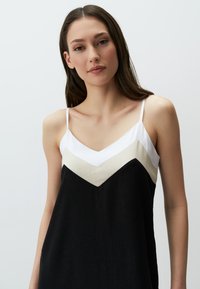 Jimmy Key STRAPPY-NECK MIDI - Jurk - black
