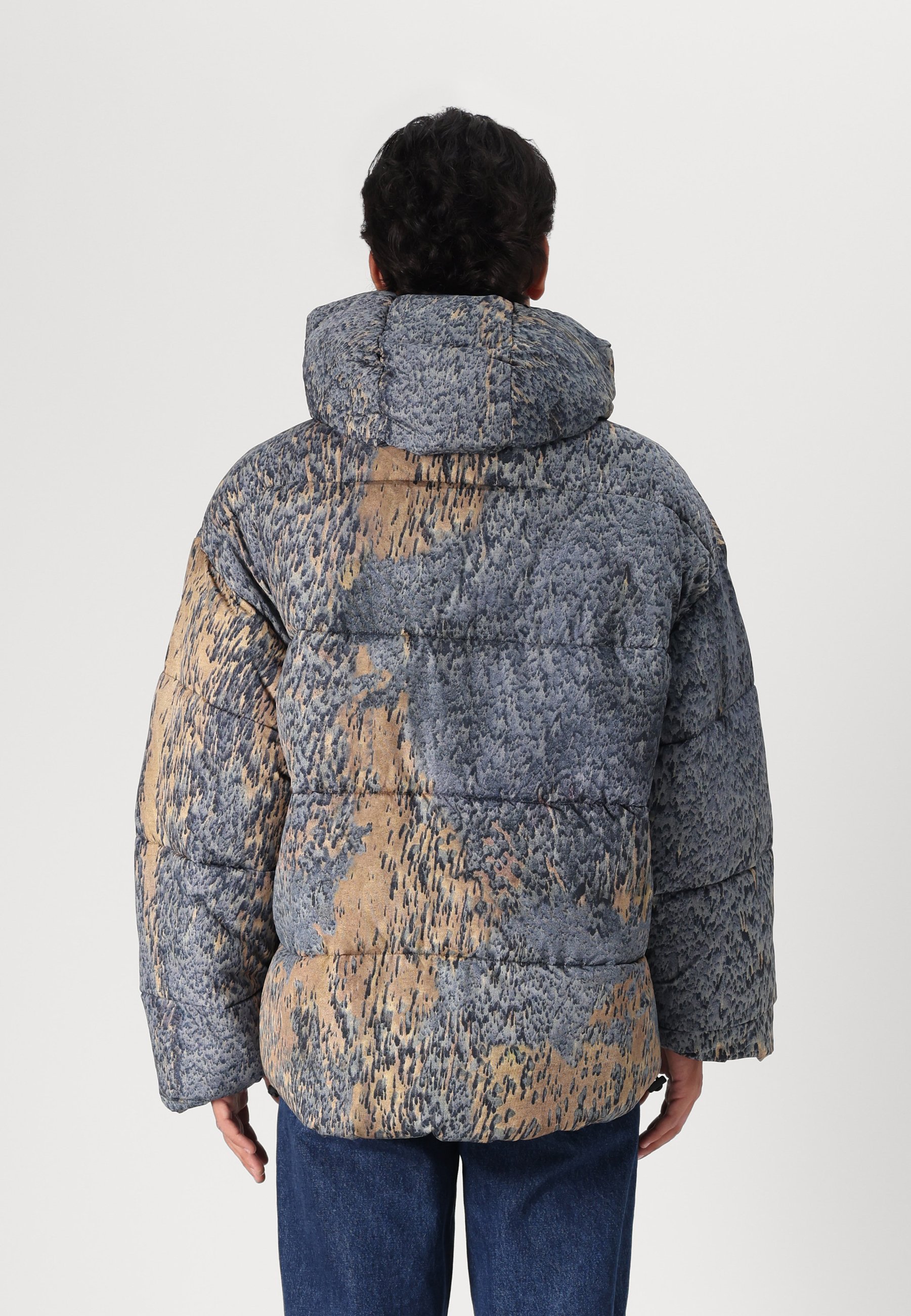 Diesel W-BOGAERT - Winter jacket - multi coloured/black - Zalando