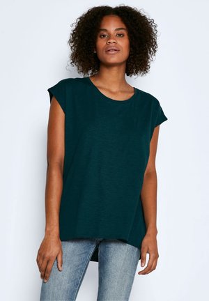 Noisy May NMMATHILDE LOOSE LONG - T-shirts basic - ponderosa pine