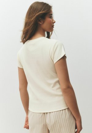 Next, RIBBED T-SHIRTS 2 PACK - T-Shirt basic - grey ecru