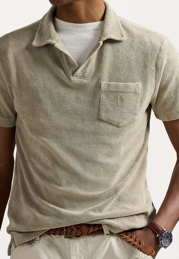 MINERAL DYED TERRY POLO SHIRT - Polo shirt - olive4
