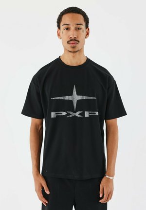 POLARIS DIAMANT - Print T-shirt - noir