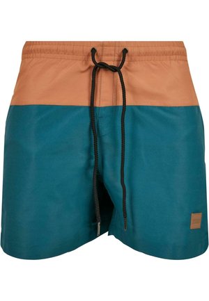 Urban Classics BLOCK  - Badeshorts - teal toffee