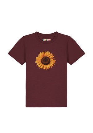 SONNENBLUME - T-Shirt print - burgundy