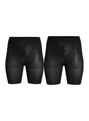 Zizzi 2ER-PACK PUSH-UP-SHORTS AUS 60 DENIER MIT SHAPING-EFFEKT - Καλσόν - schwarz