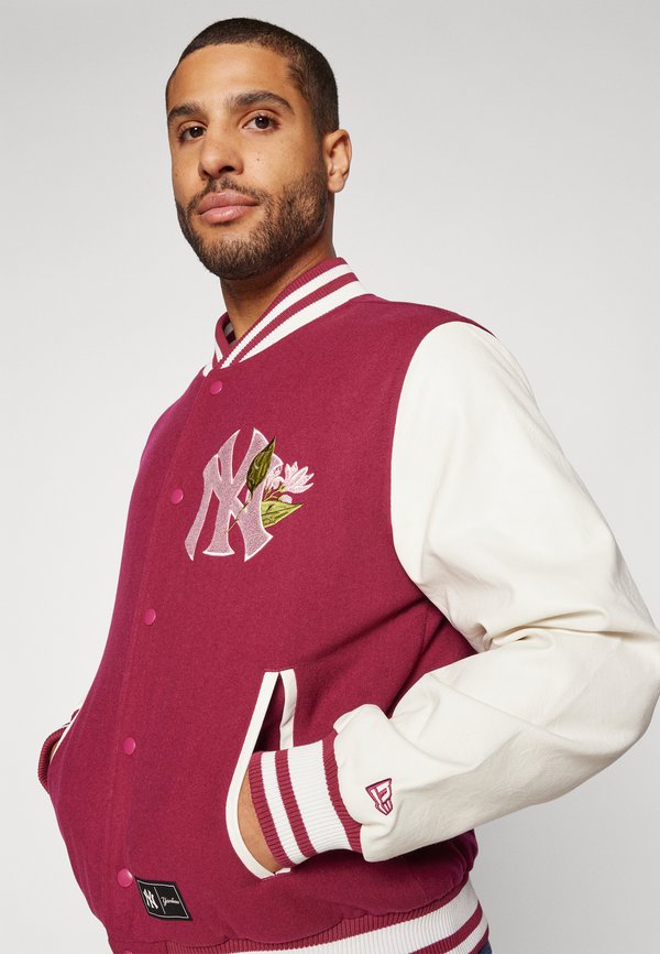 MLB NEW YORK YANKEES FLORAL VARSITY JACKET - Club wear - berry4