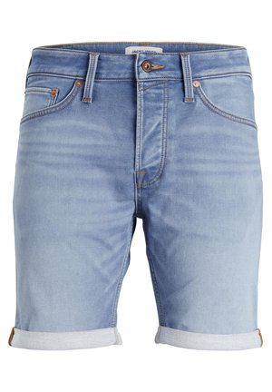 Jack & Jones JIRICK  JICON I K SN - Shorts vaqueros - blue denim