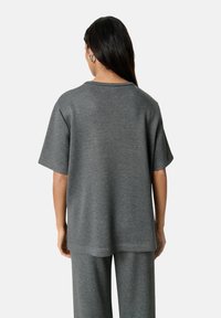 Soaked in Luxury MARIGOLD TEE - T-shirts basic - grey melange