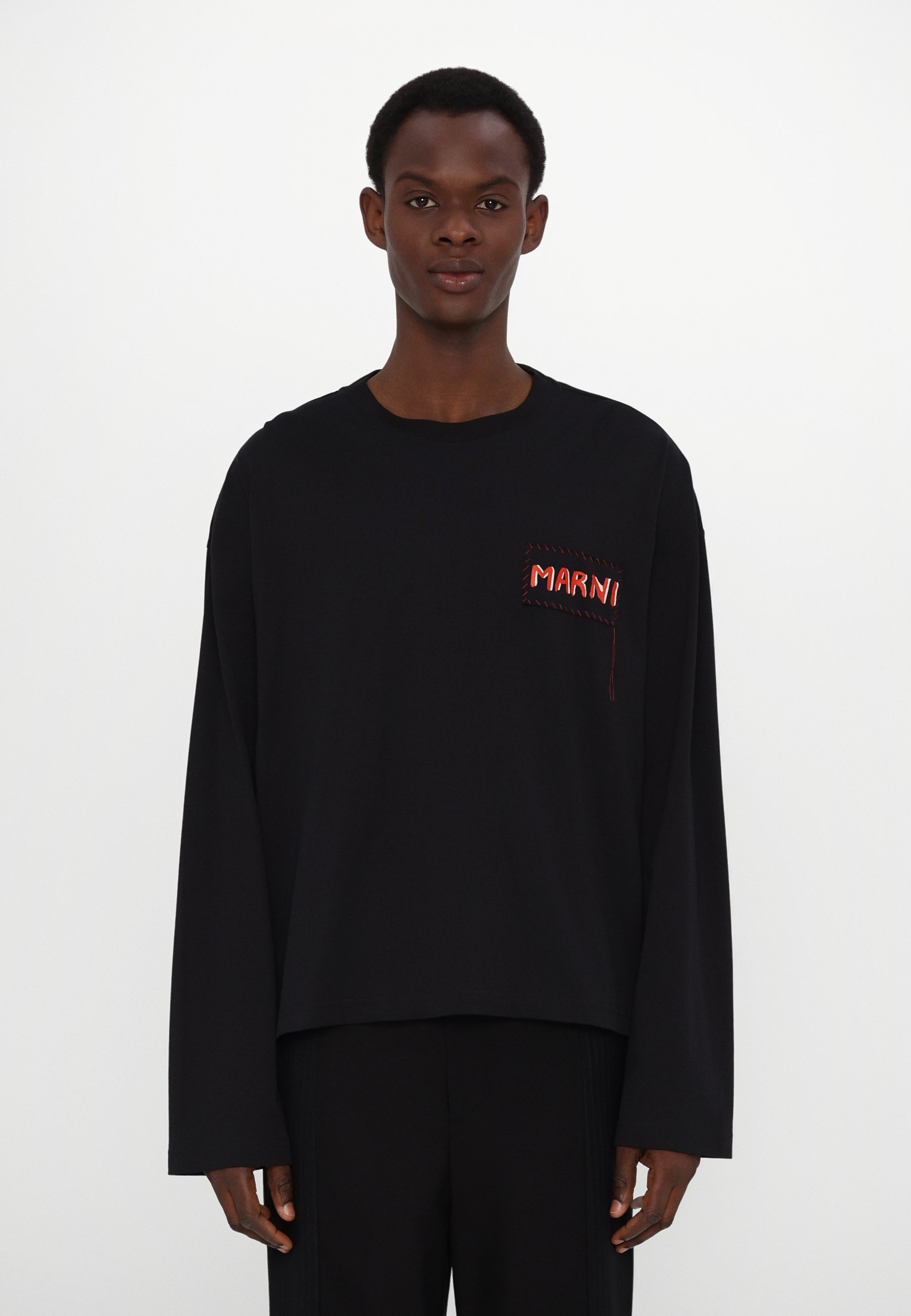 Marni Long sleeved top - black - Zalando.co.uk