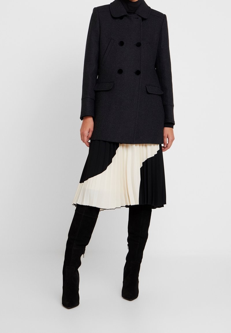 NAF NAF Cappotto classico - mottled anthracite