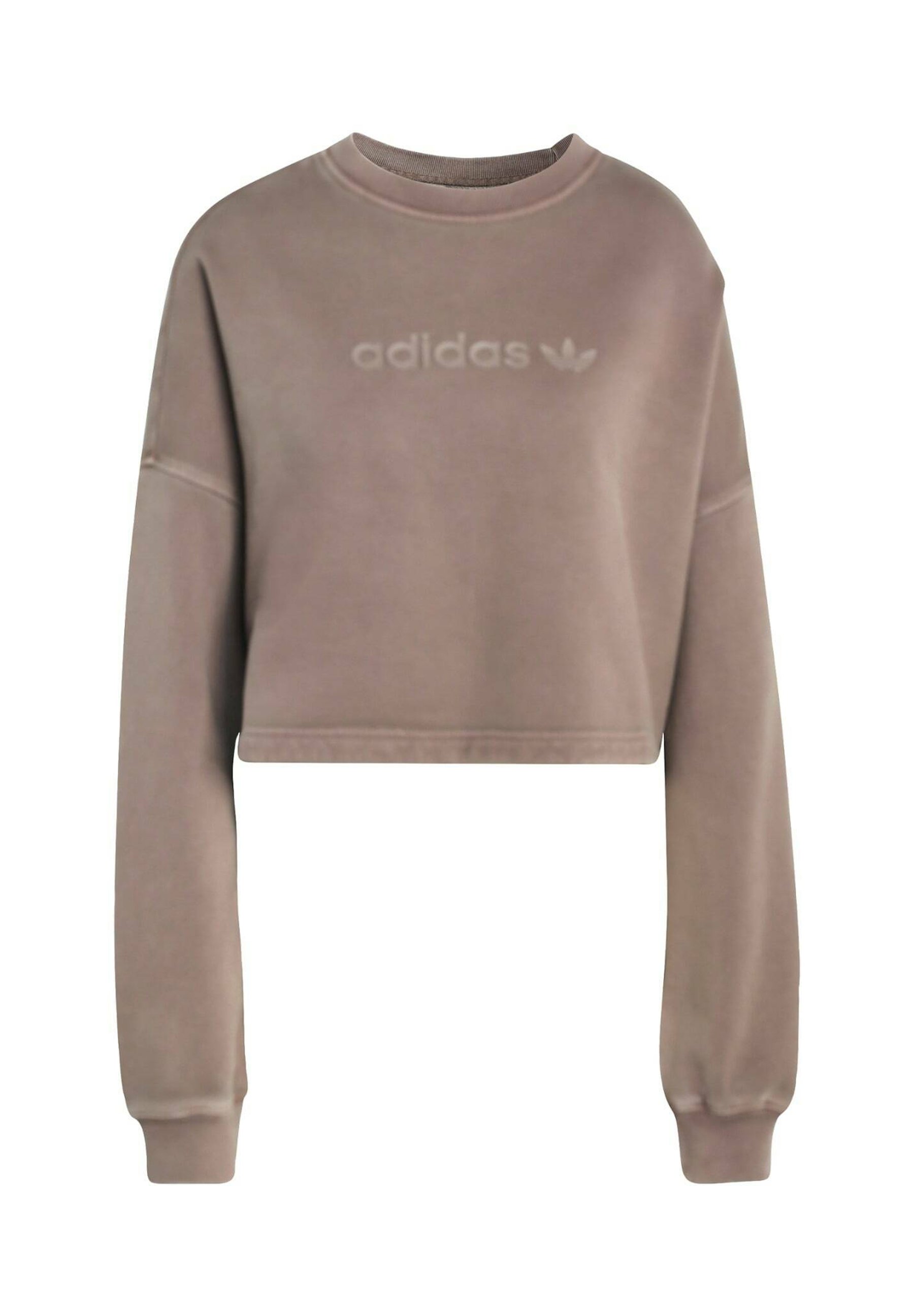 adidas Originals ESSENTIALS LINEAR - Mikina - earth strata