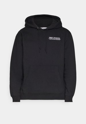 Felpa con cappuccio - black