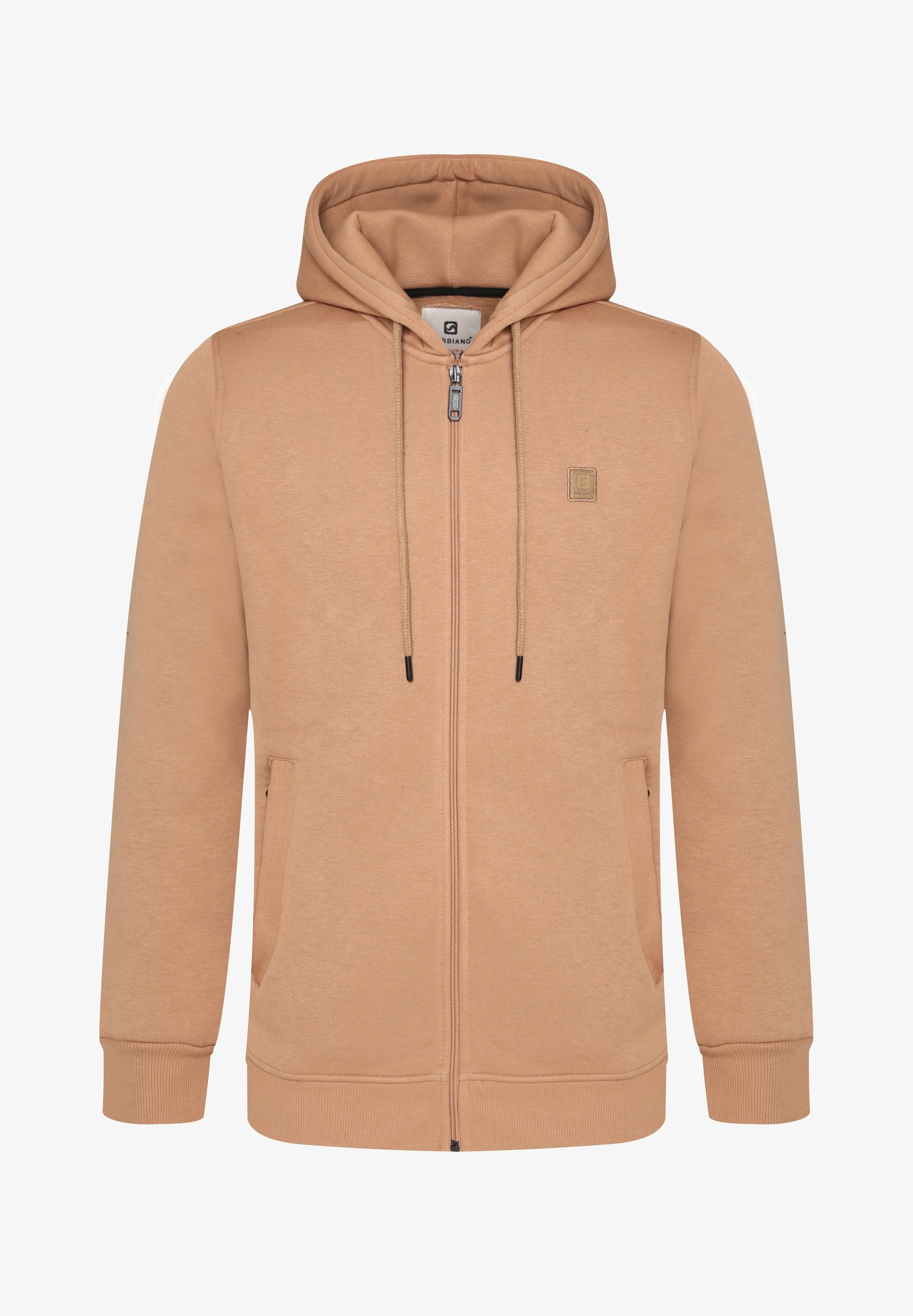 Gabbiano HOODED ZIPPER Zip-up sweatshirt beige Zalando