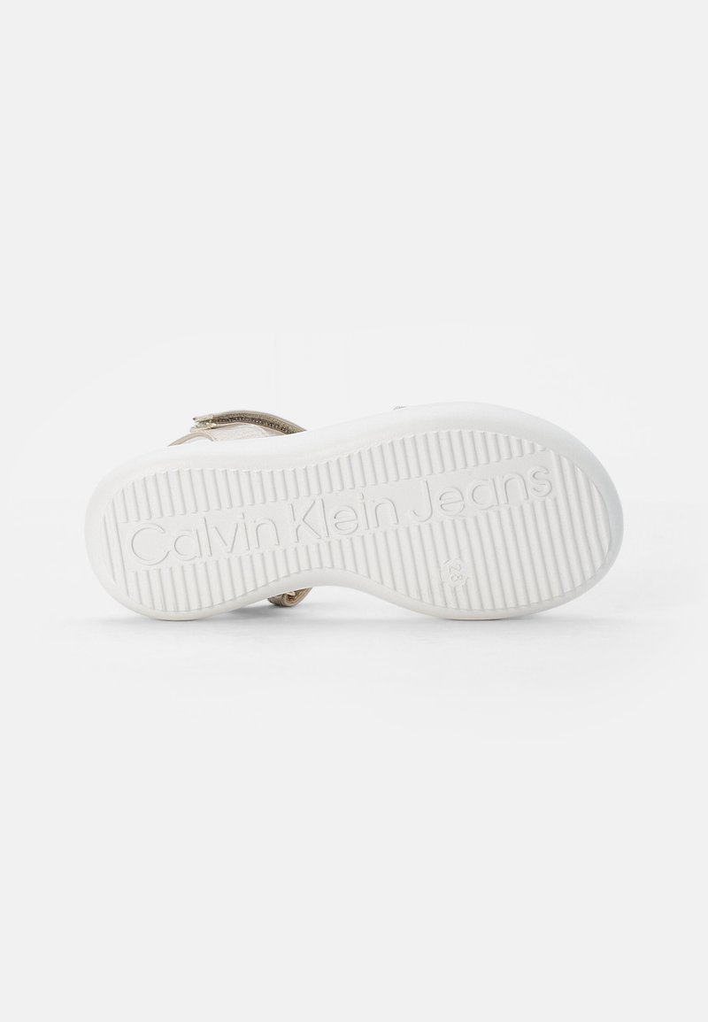 Kinder Riemchensandalen | Calvin Klein Jeans Riemensandalette beige/goldfarben - XS30825 Kinder Riemchensandalen | Calvin Klein Jeans Riemensandalette beige/goldfarben - XS30825