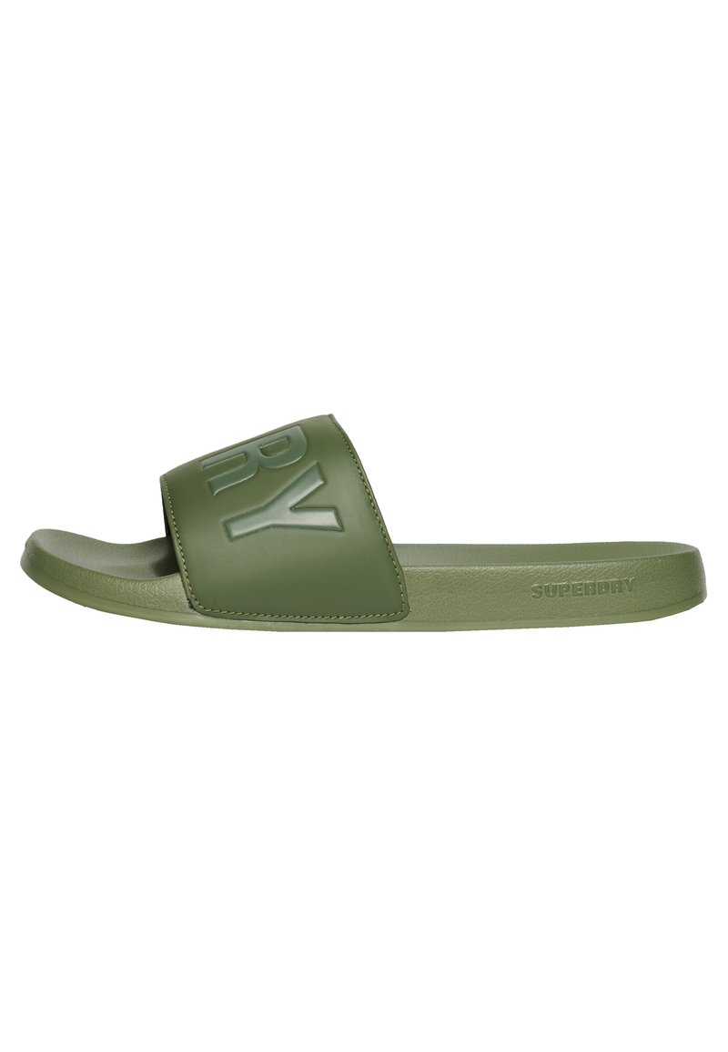 Superdry & Co CORE - Chanclas de baño - olive khaki olive khaki